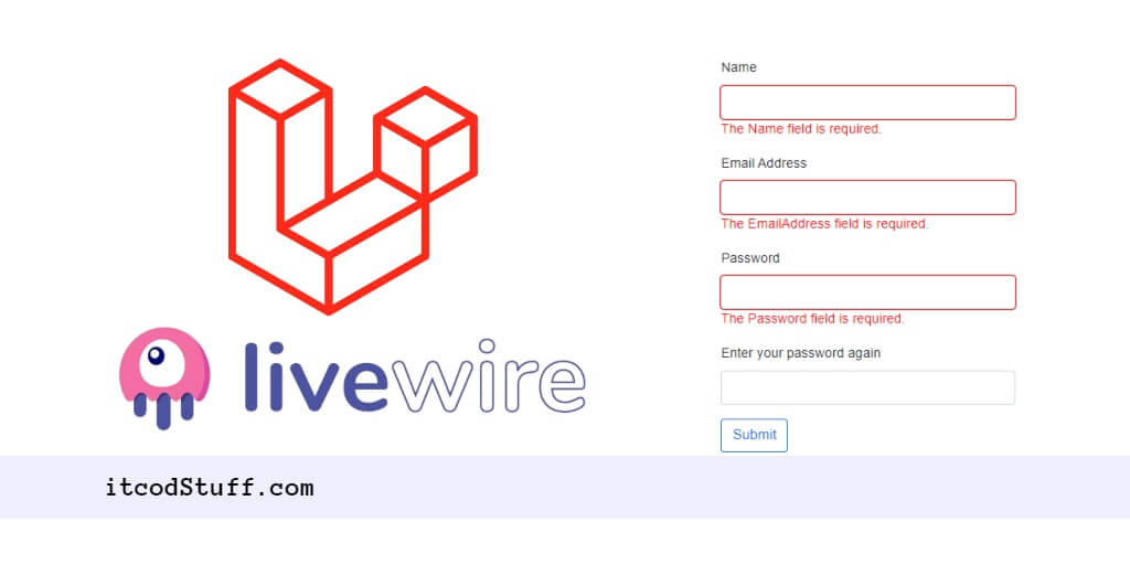 Laravel 11 Livewire Form Validation Tutorial