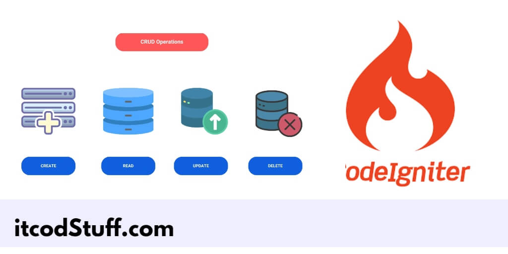 CodeIgniter 4 CRUD using Bootstrap and MySQL Tutorial