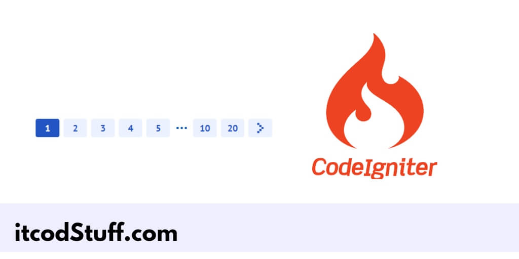 CodeIgniter 4 Pagination Example