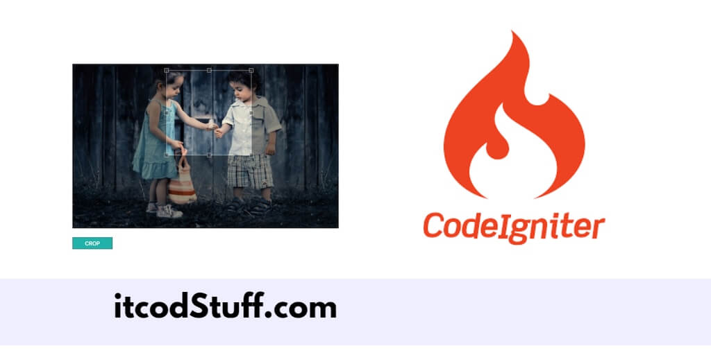 Codeigniter 4 Crop and Resize Image Before Upload Tutorial