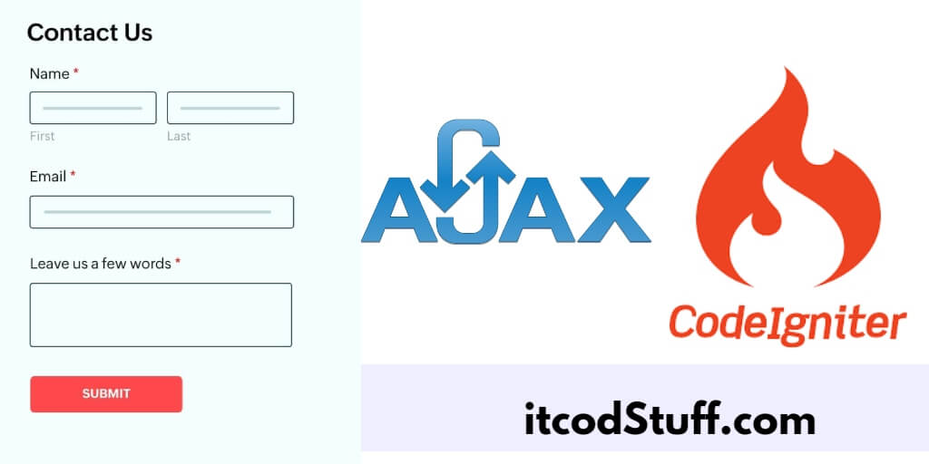 form submit using ajax in codeigniter 4