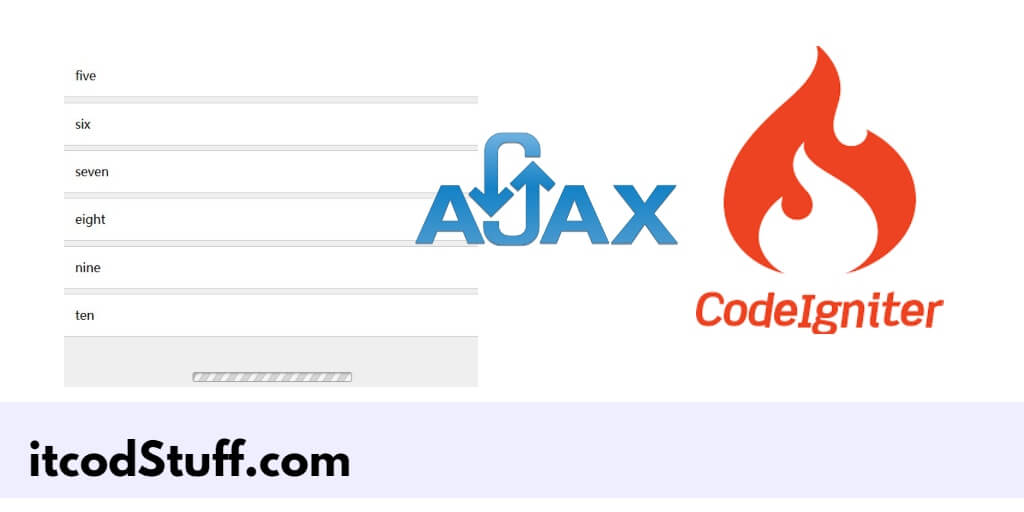 CodeIgniter 4 Ajax jQuery Load More Data on Page Scroll Tutorial