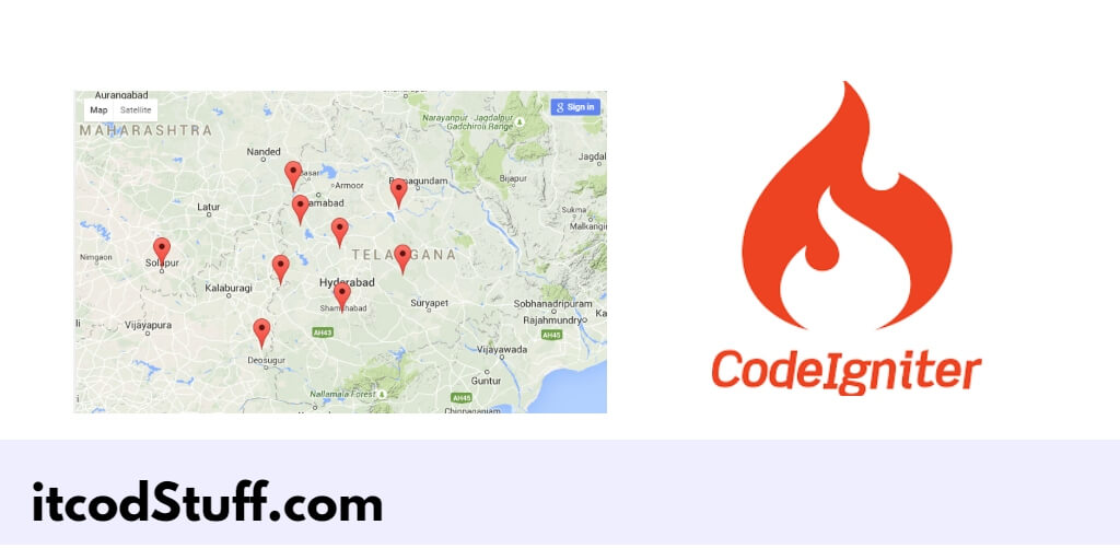 CodeIgniter 4 Google Maps Integration Tutorial